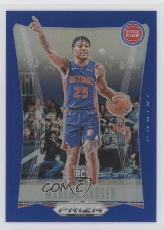 2023-24 Panini Prizm Deca Blue Prizm 66/149 Marcus Sasser #134 Rookie RC s3g