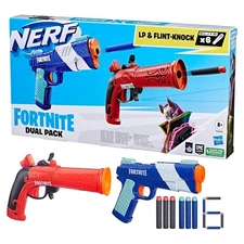 Fortnite Nerf Dart Blaster Set | LP & Flint Knock