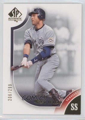 2009 SP Authentic Gold 206/299 Derek Jeter #2 HOF n1u