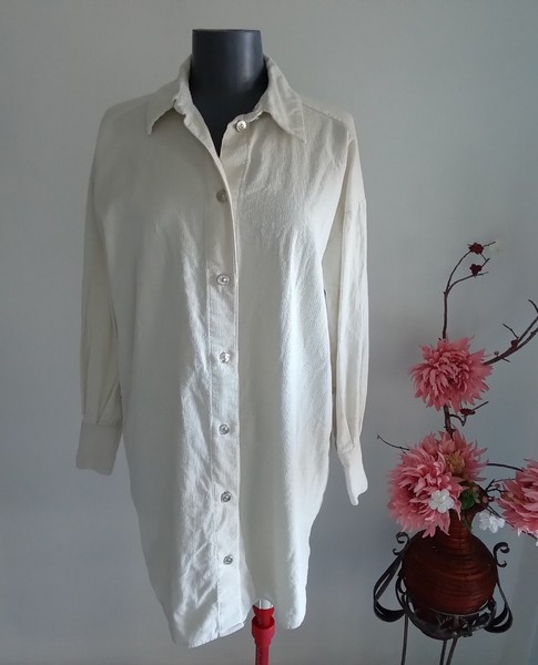H&M,100%Cotton, Oversized,Shirt,Dress,Size XS