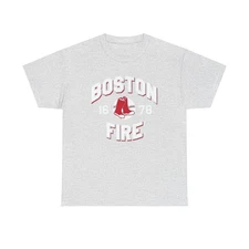 Boston Fire Department T Shirt S-5XL NEW Unisex Cotton Tee