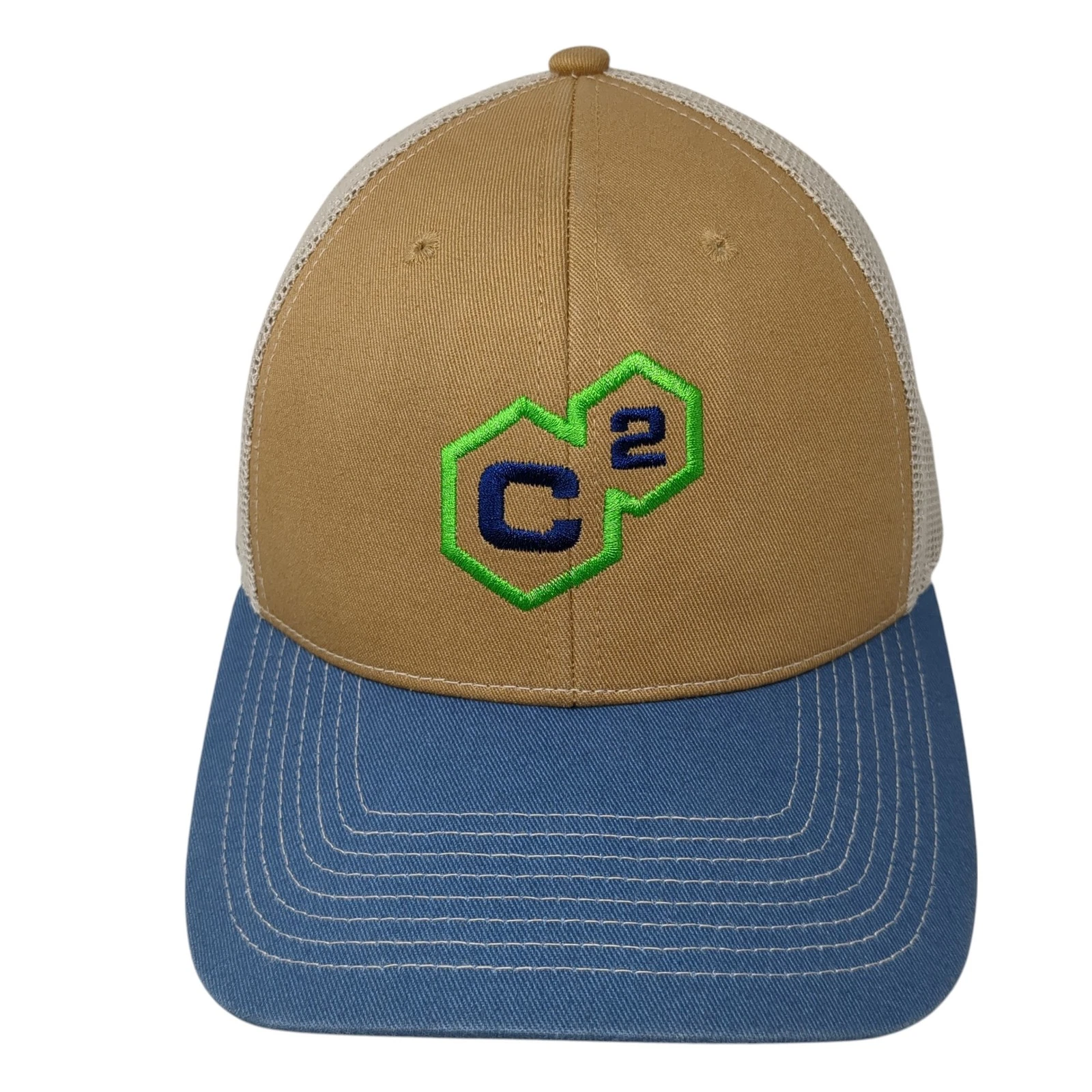 C2 Snapback Mesh Back Trucker Hat Multicolor One Size Outdoor Cap