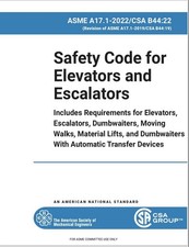 Safety Code For Elevators And Escalators ASME...