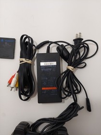 Sony PlayStation 2 PS2 Slim Console Black Cables,Oem Controller, Mem & Games!