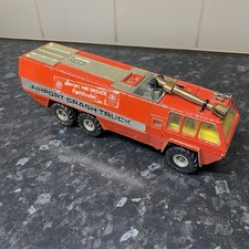 CORGI Chubb Pathfinder Airport Fire Crash Truck Vintage Die cast Makes Sirens