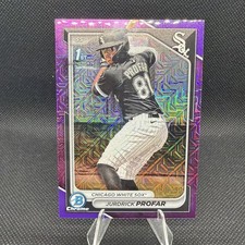 Jurdrick Profar 2024 Bowman Chrome 1st Bowman BCP-218 /250 PURPLE Mojo Refractor