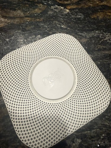 Google Nest Protect Smoke & Carbon Monoxide Detectors White Wi-Fi Battery