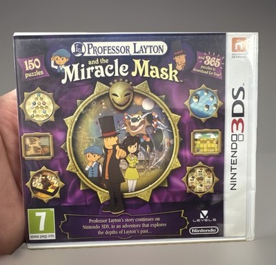 Professor Layton und die Wundermaske Nintendo 3DS kostenloser Versand UK
