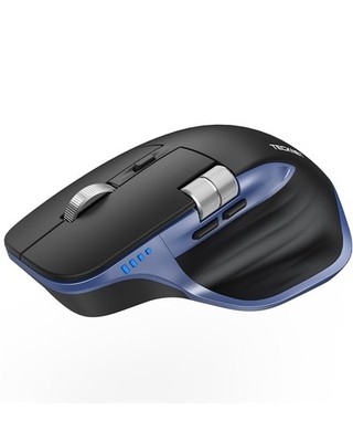 TECKNET Wireless Mouse, Bluetooth Mouse (BT5.3/5.0 & 2.4G) Rechargeable Ergonomi