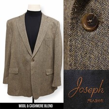 JOSEPH JOS A BANK mens brown patterned heavy sport coat suit jacket blazer 50 L