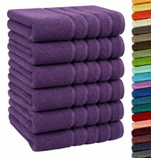 6 X Extra Large Jumbo Bath Sheets 100x200cm Egyptian Cotton Soft XXL Bath Towel