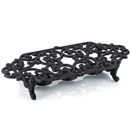 Cast Iron Teapot Warmer, Teapot Warmer Stand with 3 Tealight Candle Holders, ...
