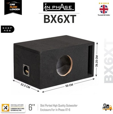 In Phase BX-6XT 6'' Slot portiert Subwoofer Gehäuse für XT-6 Sub