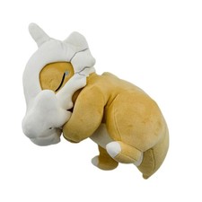 32cm Anime Sleeping Cubone Plush Toy Pillow  Cute Room Cushion Doll