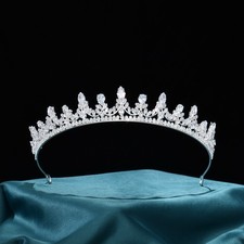 Wedding Bridal  CZ Crystal Tiara