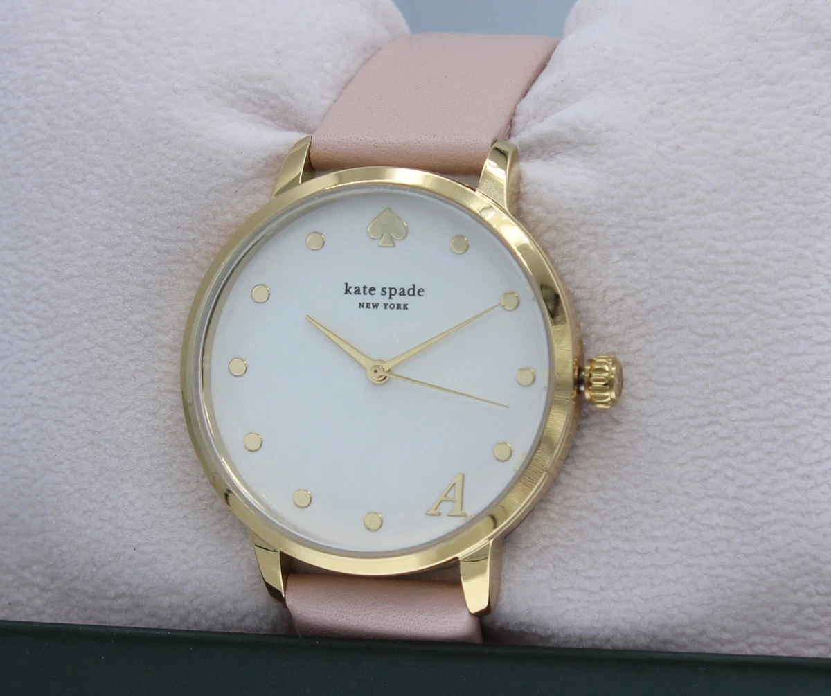 Kate Spade Gold and Black “abracadabra” Glitter Watch We main image 3