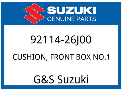 CUSHION, FRONT BOX NO.1