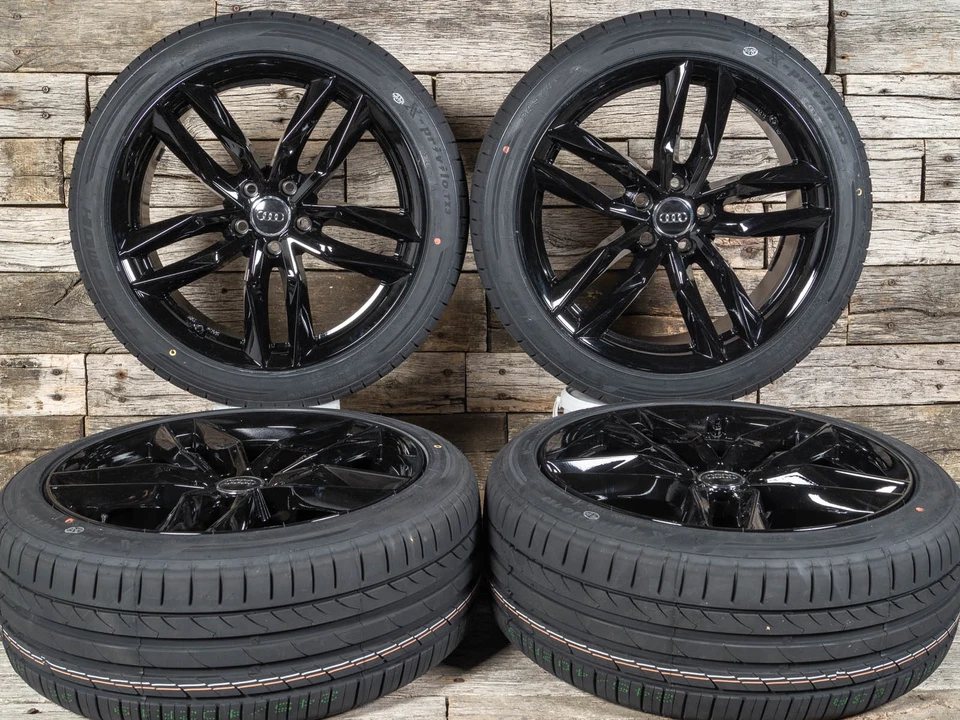 19 Zoll Winterräder RS3 für Audi A4 B8 8K Q2 Q3 TT TTS 8J 8S SLine ET45 Schwarz - Bild 3 von 4