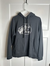 Bass Pro Shops Johnny Morris Mens Medium Hoodie Hooded Sweatshirt Gray 2383