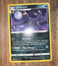 Pokémon TCG: Umbreon SWSH129 Black Star Promo Holo Sword and Shield on eBay