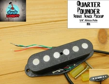 Quarter Pound Single Coil Strat Stack Bridge Pickup 8k Alnico 5
