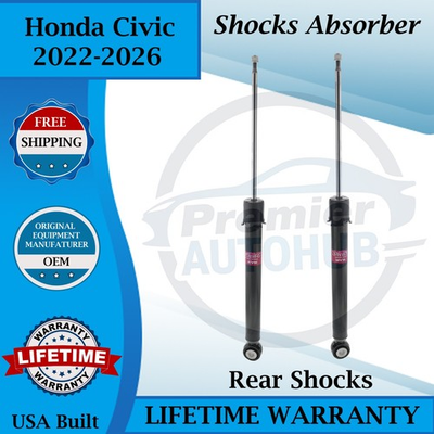#ad KYB Genuine OEM Rear Shocks For 2022 2026 Honda Civic Lifetime Warranty $166.81