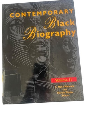 Contemporary Black Biography Vol II Mabunda Phelps 1996 Gale First Ed