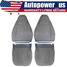 For 2011 2012 Chevy Express & GMC Savana 1500 2500 3500 Front Cloth Seat Cover