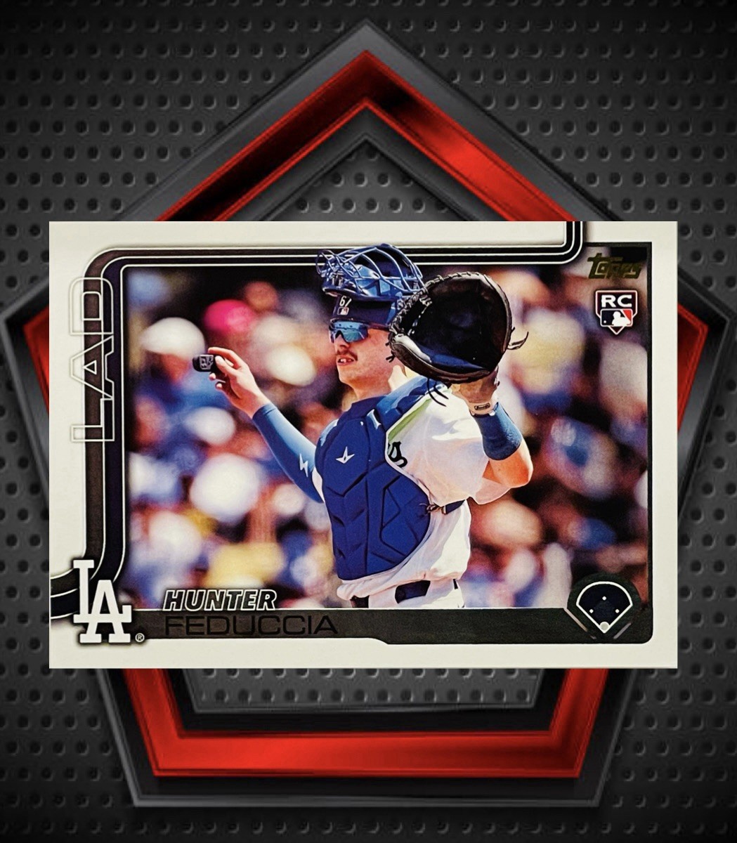 Hunter Feduccia RC *Golden Mirror* 2025 Topps Image Variation SSP 68 Dodgers MLB