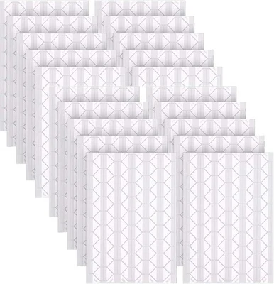 FIZZIX 2040 PCS Clear Self-Adhesive Photo Corners - Transparent Mounting Stickers for