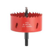 2.5 Inch Hole Saw with Arbor for Metal Wood Plastic, 2-1/2 in Bimetal Hole Cutte