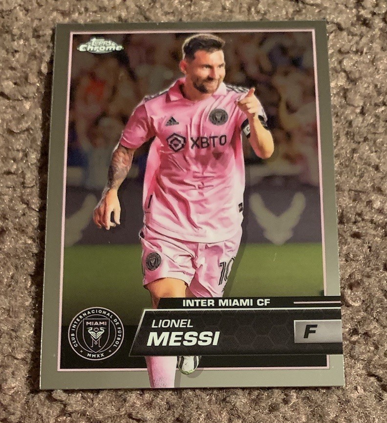 2023 Topps Chrome MLS Lionel Messi Base Card #58