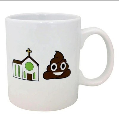 16oz Ceramic Funny Novelty Coffee Mug White In Gift Box