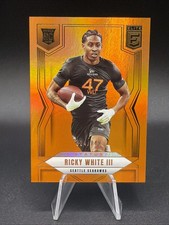 2025 Panini Donruss Elite - Ricky White III 193 Status Metallic Orange /849 (RC)