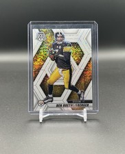 2025 Panini Mosaic Ben Roethlisberger #9 White Sparkle Prizm SSP Steelers HOF