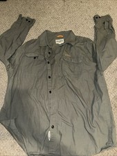 Field and Stream Mens XXL Green Heavy Cotton Flannel Button Down Shirt. Outdoors