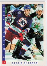 1993-94 Score #280 Darrin Shannon Winnipeg Jets