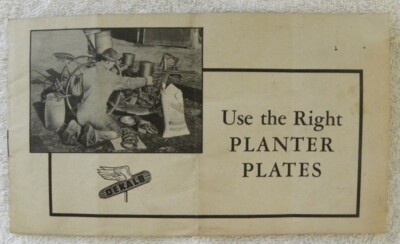 1940s Dekalb Seed Corn Planter Plates,JD, IH, Blackhawk, Hayes,MM,Oliver,AC,Case