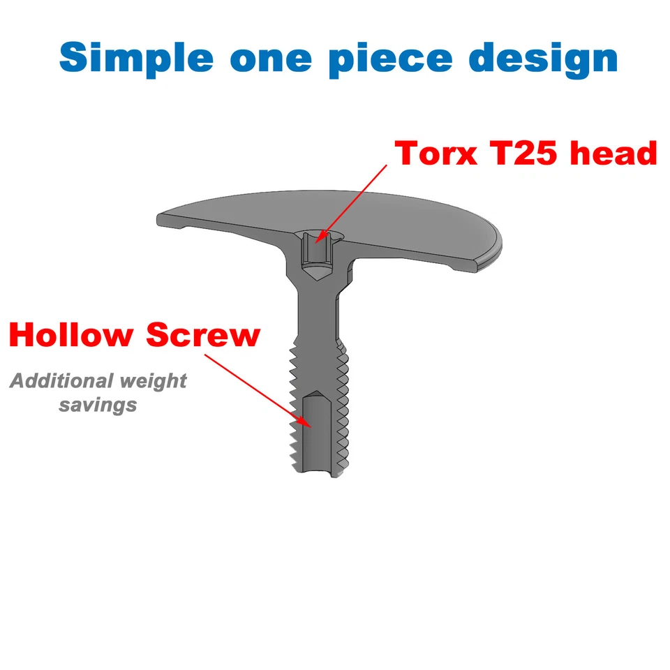 OMNI Racer WORLDS LIGHTEST Alloy Headset Top Cap & Bolt: JUST 3.4 grams!! PURPLE - Image 3 of 4