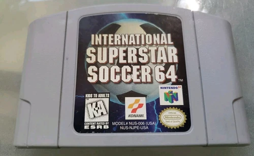 International Superstar Soccer 64 Nintendo 64 N64 - Cartridge Only Tested