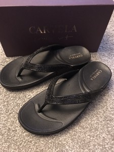 carvela comfort flip flops