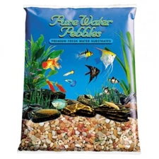 Pure Water Pebbles Aquarium Gravel - Cumberland River Gems (5 lbs (6.3-9.5 mm ))