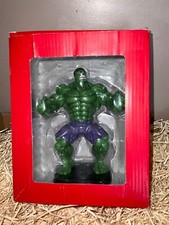 Eaglemoss Marvel Files Boxed Green Hulk Painted Metal Statue Figure 6.75''
