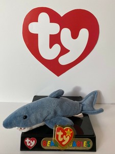 crunch the shark beanie baby