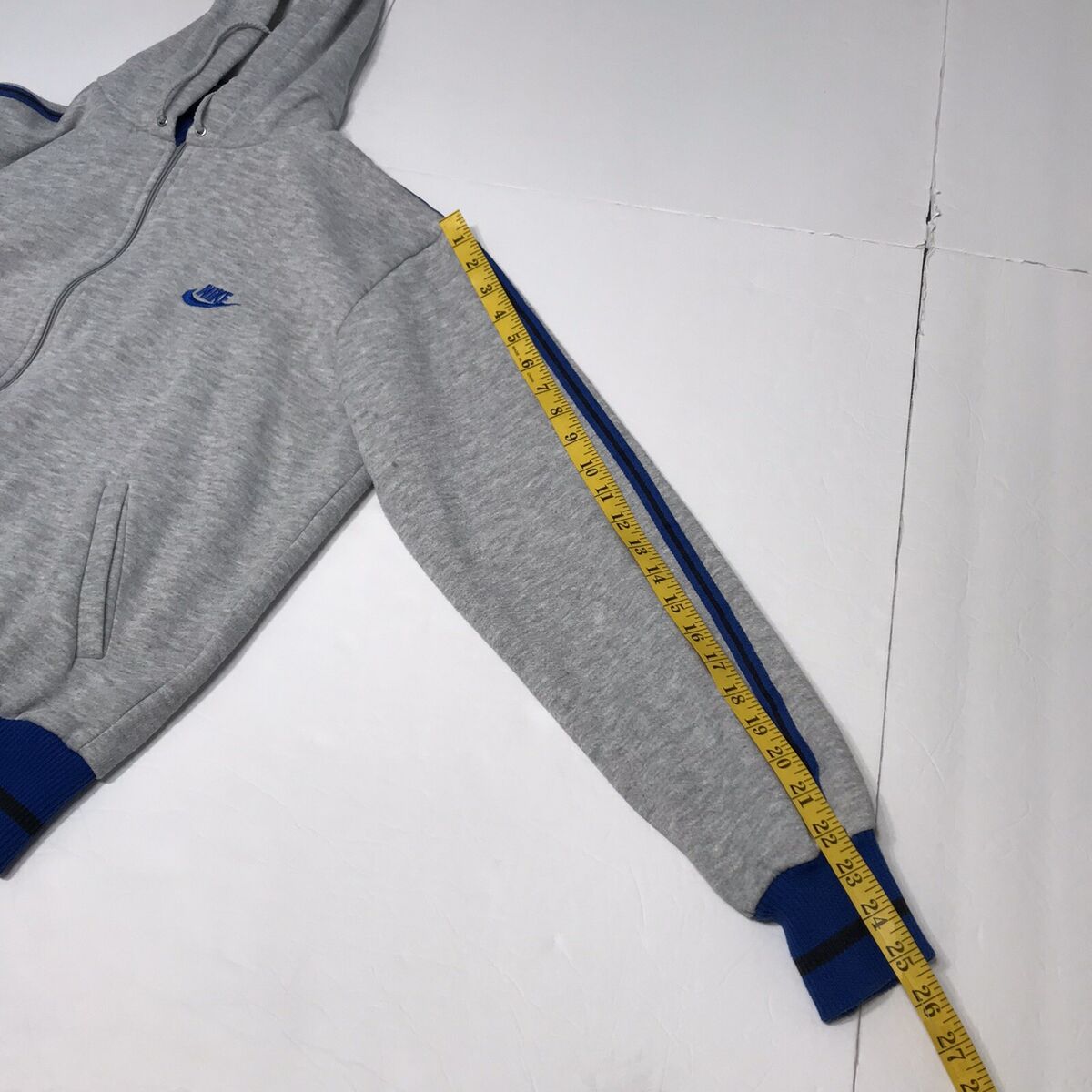 Vintage 70s Nike Blue Tag Mens Track Hoodie Size L Heather Vintage 70s Nike Blue Tag Mens Track Hoodie Size L Heather