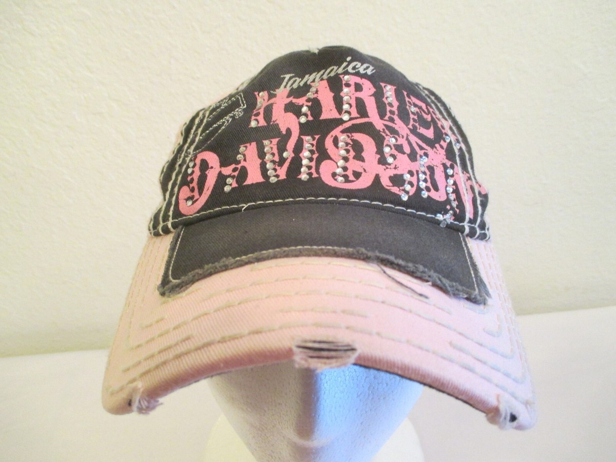 Harley Davidson Womens Hat Motorcycle Riding Adjustable Strap Cute Embroidered Harley-Davidson Women main image 2