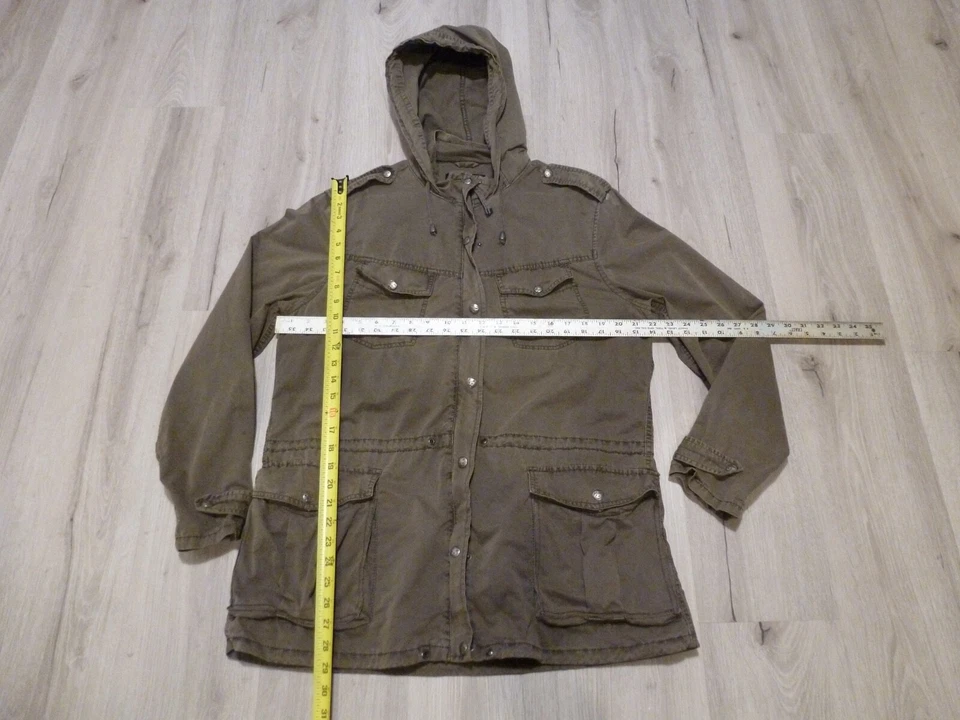 Chaqueta de Carga Buffalo David Bitton Sólida Todo Verde Tampa Para Mujer Talla Grande Foto 3 de 4