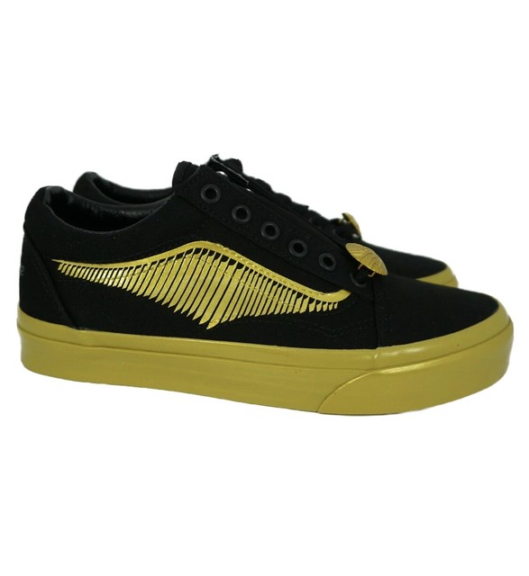 vans x harry potter old skool golden snitch skate shoe