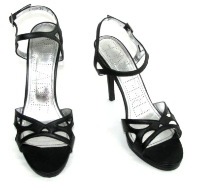 FREE LANCE Sandalen Hydra 9 Holey Schwarzes Leder 39 Sehr Guter Zustand Box - Bild 1 von 4