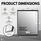 Bathroom Fogless Mirror - Wall Hanging Washroom Shower Shaving / Makeup Removal